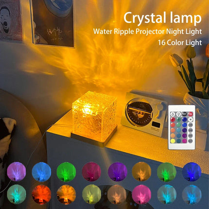 LED Water Ripple Projector Night Light
