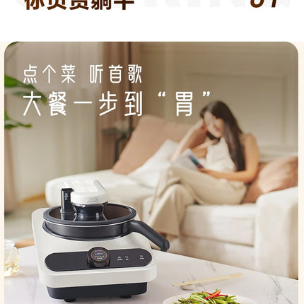 Kitchen Robot Machine 220V Intelligent Food Processor Home Automatic Cooking Machine Multi-cooker רובוט חכם  robots de cuisine