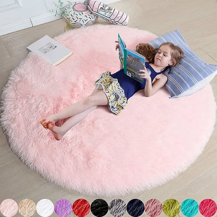 Super Soft Plush Round Rug