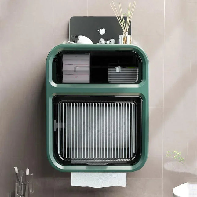 Wall-Mounted Bathroom Tissue Box