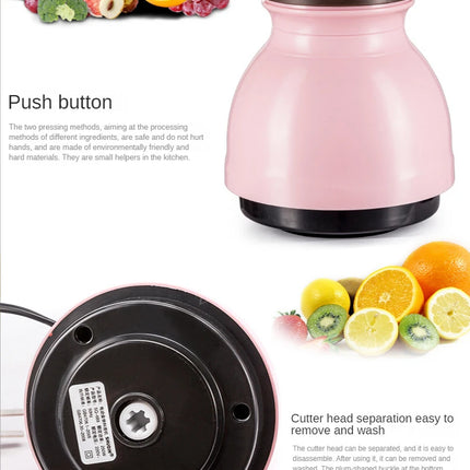 600ml Electric Kitchen Chopper Garlic Masher Meat Grinder Food Garlic Vegetable Chopper Crusher Food Processor Slicer Blender