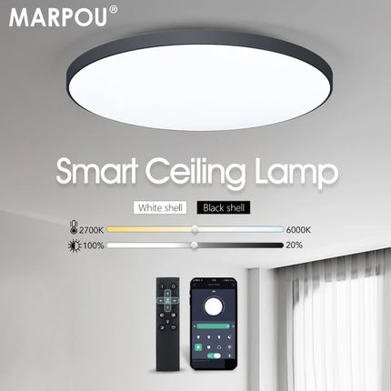 Smart LED Ceiling Lamp with Remote Control