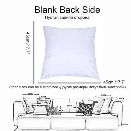 Tropical Leaf-Print Pillowcase ,Sofa bedroom cushion cover, single-sided printing, without pillow core