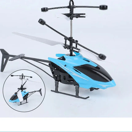 Rechargeable Mini RC Drone Remote Safe Fall-resistant RC Helicopters Drone Children Toys（No remote control battery）