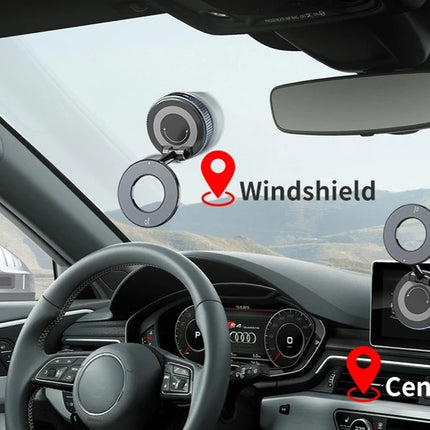 Vacuum Suction Magnetic Phone Holder for Magsafe 360° Adjustable Car Phone Mount & Retractable Vacuum Cell Phone Holders Phones