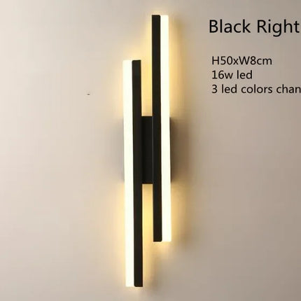 Modern LED Wall Lamp Copper Pipe Sconce