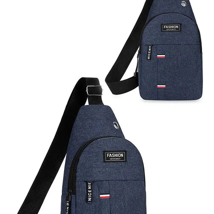 Chest Bag Men's One Shoulder Crossbody Bag Large Capacity Outdoor Sports And Leisure Fashion Small Shoulder Bag Large Capacit