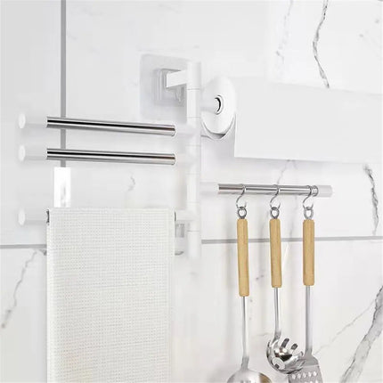 Wall Mounted Aluminum Towel Rack