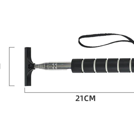 Car Rearview Mirror Wiper Cleaning Tool Auto Glass Mist Cleaner Scraper Car Accessories Handle Telescopic Window Cleaning Brush