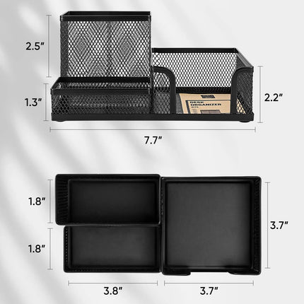 Mesh Desk Organizer with Pencil Holder