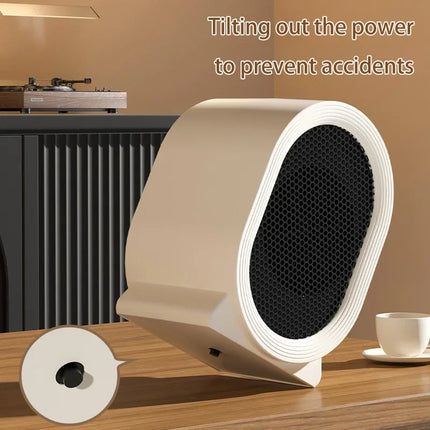 Compact Electric Desktop Heater