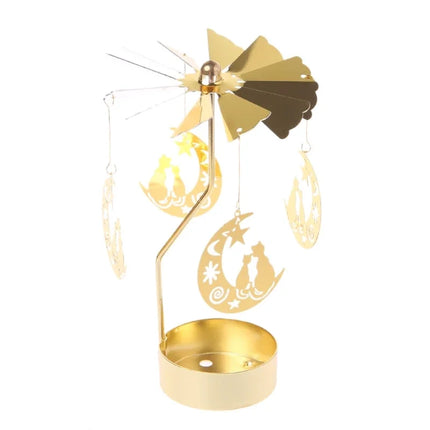 Rotating Metal Candle Holder