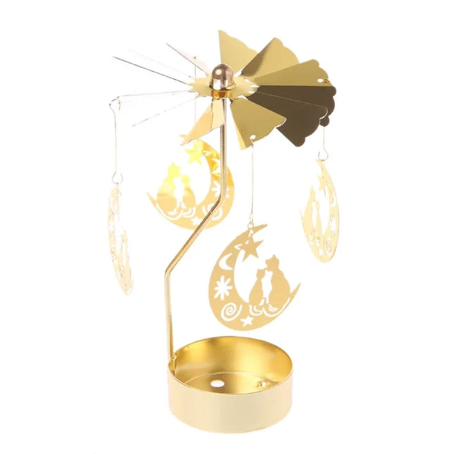 Rotating Metal Candle Holder