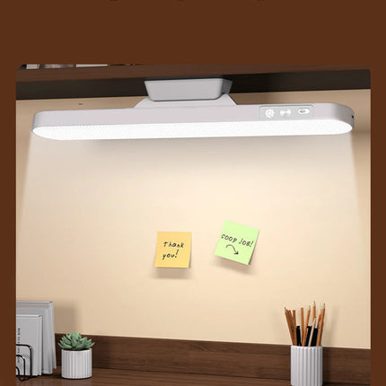 LED Table Lamp Magnetic Hanging USB Rechargeable Desk Lamp 3 Color Reading Light Dimmable Cabinet Closet Wardrobe Night Light