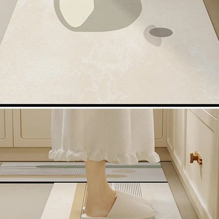 Kitchen Floor Mat Non-slip Oil-proof Carpet Pvc Leather Waterproof Foot Mats Wipeable No-clean Rug Long Strip Decoration Carpets