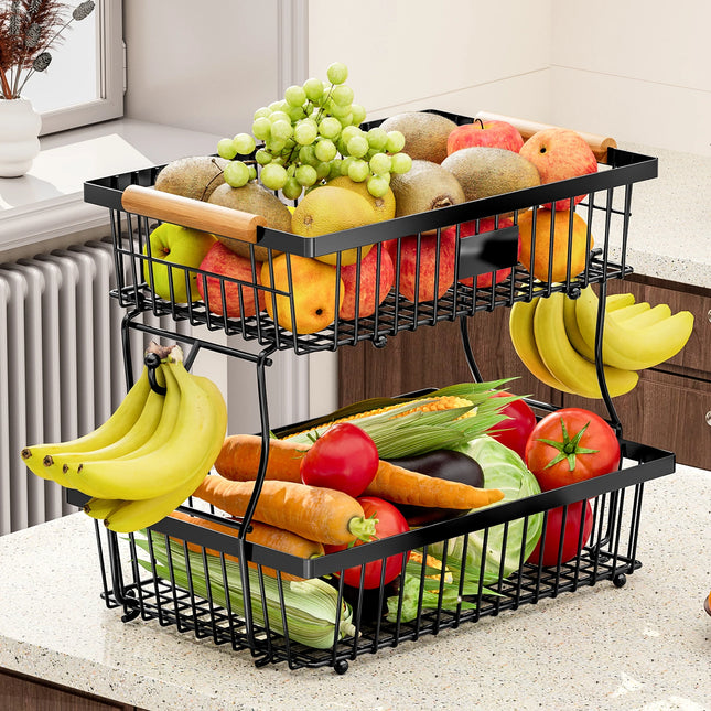 Stackable Metal Storage Basket
