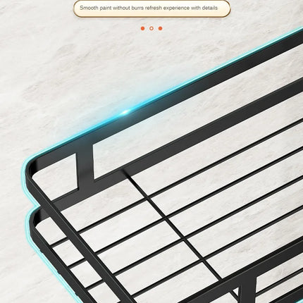 Bathroom Triangle Iron Shelf No Drill Metal Corner Shelf Kitchen Bathroom Accessories Storage Rack Shampoo Storage Rack