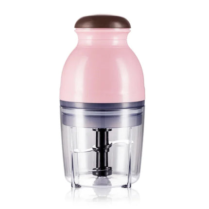 600ml Electric Kitchen Chopper Garlic Masher Meat Grinder Food Garlic Vegetable Chopper Crusher Food Processor Slicer Blender