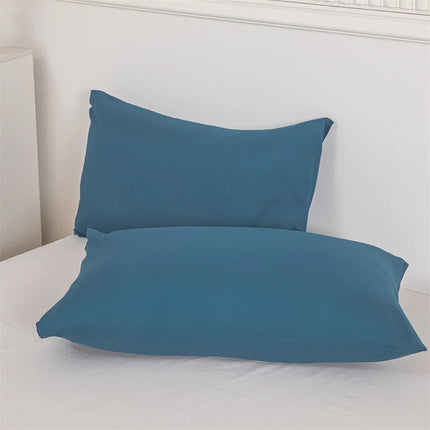 1Pcs Bed Pillowcase Solid Color Comfortable Pillow Cover For Bed Throw Car Sofa Cushion Cover Home Pillow Case 48x74cm