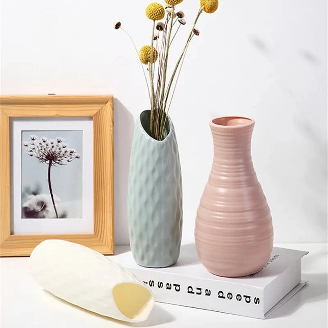 Nordic Plastic Flower Vase