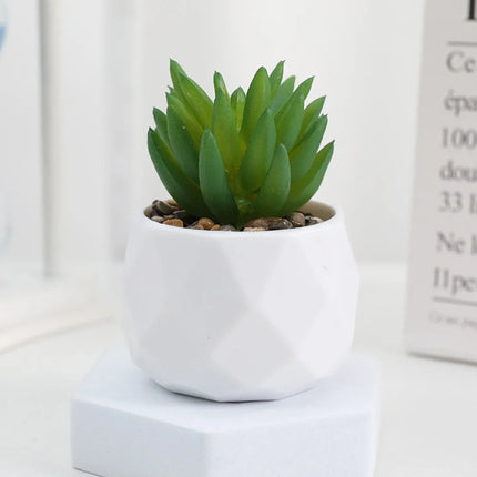 Mini Artificial Succulent Bonsai Plants
