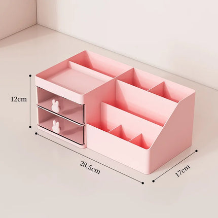 Desktop Transparent Cosmetics Storage Box
