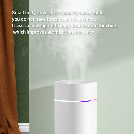 USB Air Humidifier Double Spray Port Essential Oil 600ml Aromatherapy Humificador Cool Mist Maker Fogger Purify for Home Office