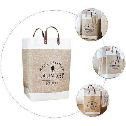 Large Capacity Laundry Basket Folding Fabric Storage