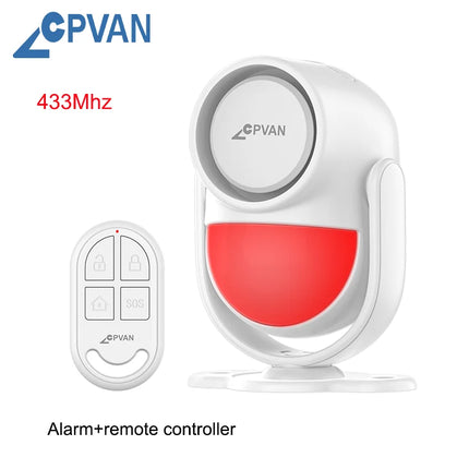 Wireless Motion Detector Alarm with Door Sensor