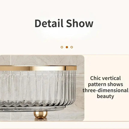 Rotating Tray Spice Rack Pantry Cabinet Turntable With Base Storage Bin Kitchen Organizer For Seasoning Cosmetic Storage Box