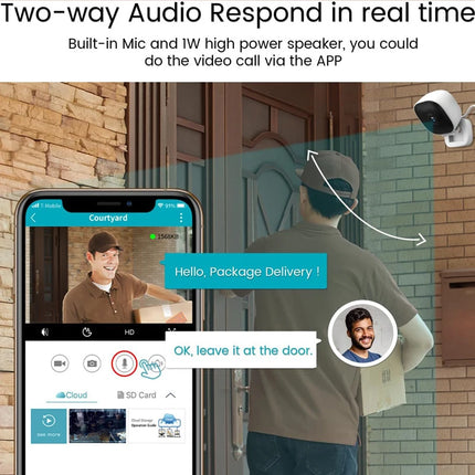 4K Mini Security Camera with Night Vision