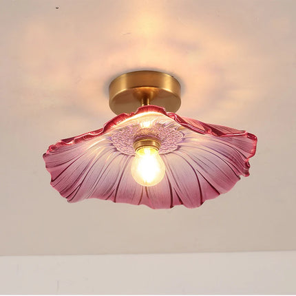 Vintage Glass Flower Pendant Lights