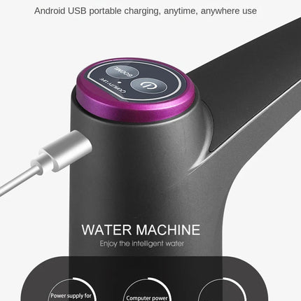 Automatic Water Press Household Barreled Water Electric Water Pump USB Rechargeable Mineral Water Pump Portable Water Dispenser