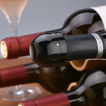 Black Wine Bottle Stopper