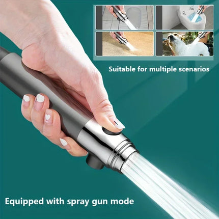 Shower Head Kit High Pressure Shower Head for Hard Water High Pressure Shower 3-mode Adjustable Spray with Massage Bathroom