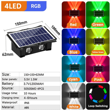 Solar Wall Lamp LED