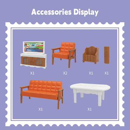 Dollhouse Miniature Furniture Accessories 1/12 Supermarket Micro Model Bedroom Forest Family For Kitchen Toys Doll Girl Gift