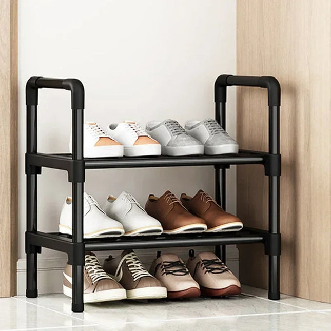 Black Multi-Layer Shoe Rack