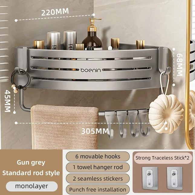 Bathroom Corner Shelf