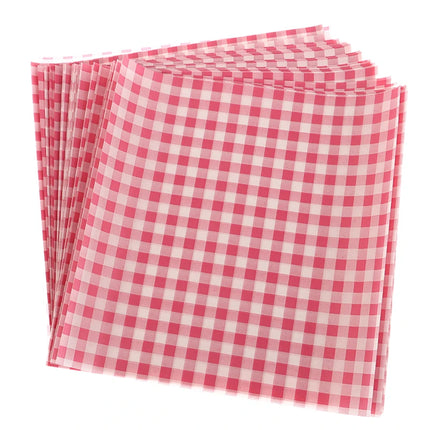 50pcs Food Waxed Paper Oil-Proof Wax Paper Bread Sandwich Burger Fries Macarons Packaging Kitchen Baking Tool Packaging Decor