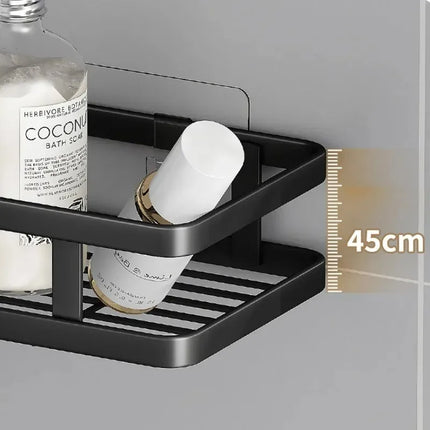 Bathroom Triangle Iron Shelf No Drill Metal Corner Shelf Kitchen Bathroom Accessories Storage Rack Shampoo Storage Rack