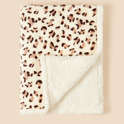 Winter Baby Blanket Swaddle Wrap Flannel Lamb Fleece Warm Quilt for Newborn Bedding Soft Baby Stroller Blanket for Newborn Hot
