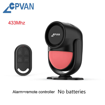 Wireless Motion Detector Alarm with Door Sensor
