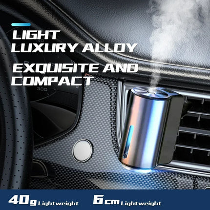 Smart Car Air Freshener Fragrance Diffuser Mist Humidifier with Essential Oil 3 Gear Adjustable Aromatherapy Interior Accessory