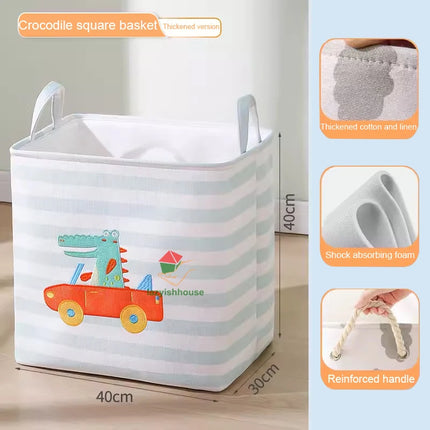 Folding Linen Storage Basket