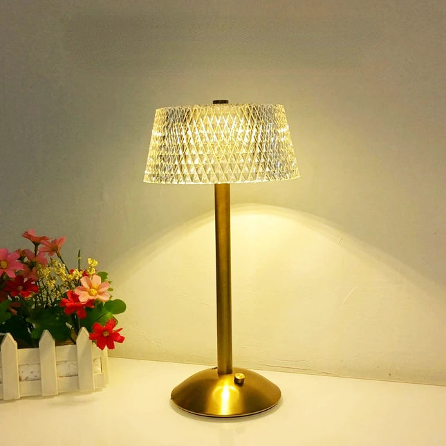 Crystal Diamond LED Table Lamp