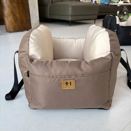 Dog Car Seat with Safety Belt Four Season Universal Pet Ooster Nest Cushion Washable Dogs Cats Sofa Bedding Travel Mattress