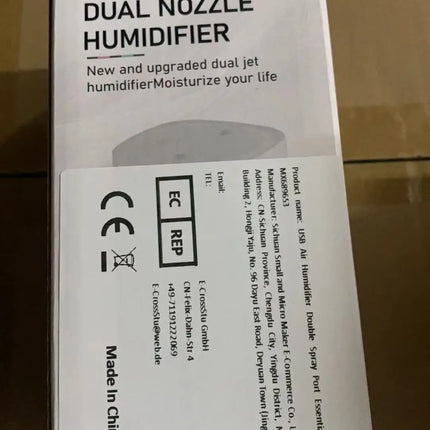 USB Air Humidifier Double Spray Port Essential Oil 600ml Aromatherapy Humificador Cool Mist Maker Fogger Purify for Home Office