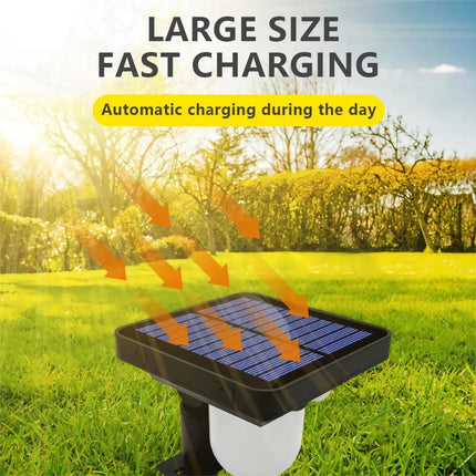 Solar Powered Waterproof Motion Sensor Garden Wall Path Light