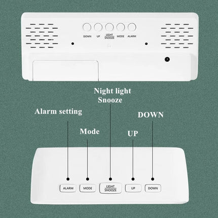Modern LED Digital Alarm Clock